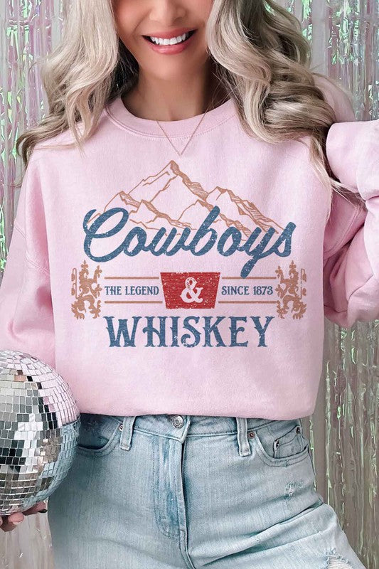 Cowboys & Whiskey Sweatshirt β Western Vibes π€