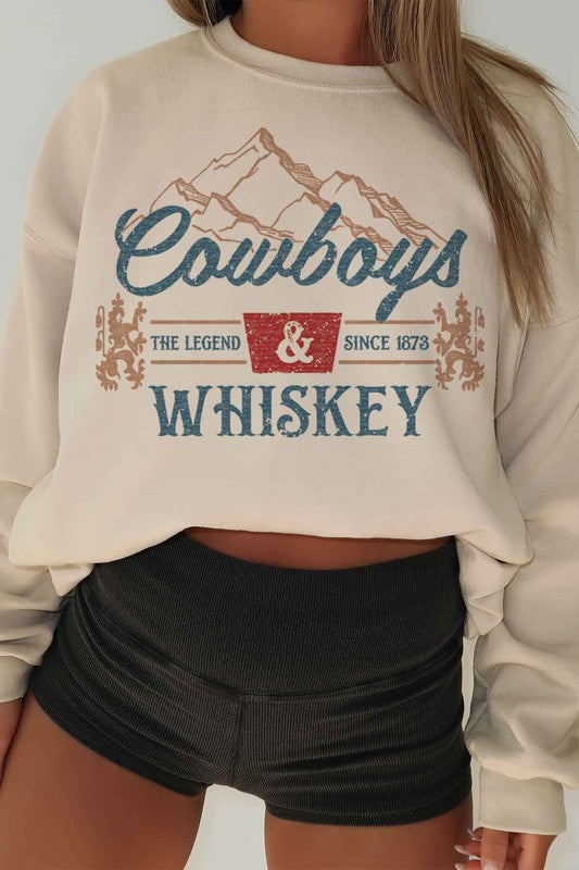 Cowboys & Whiskey Sweatshirt β Western Vibes π€