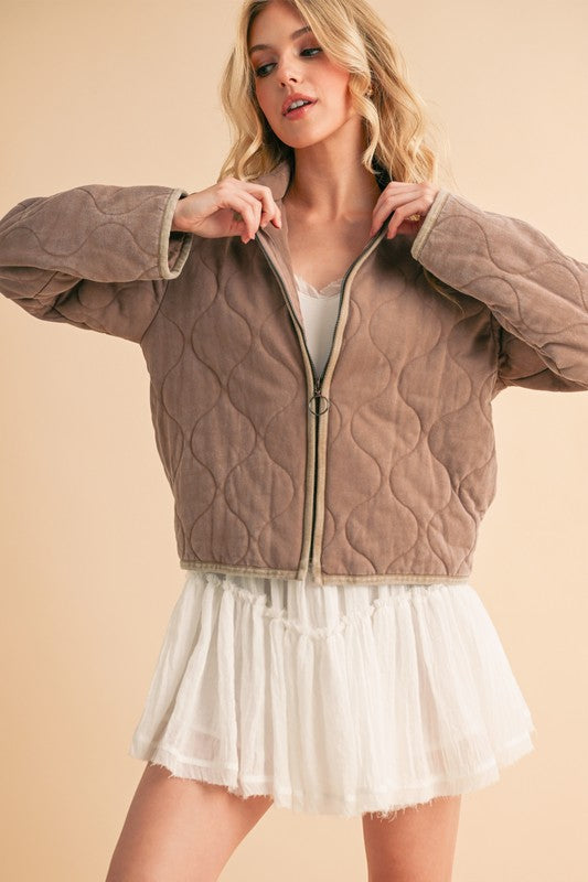 Kendl Quilted Jacket – Vintage Vibes, Everyday Comfort ✨