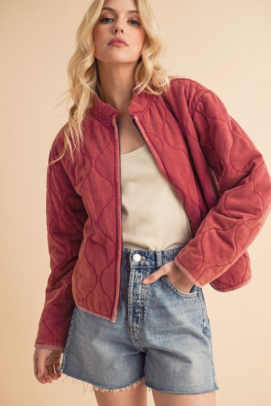 Kendl Quilted Jacket – Vintage Vibes, Everyday Comfort ✨
