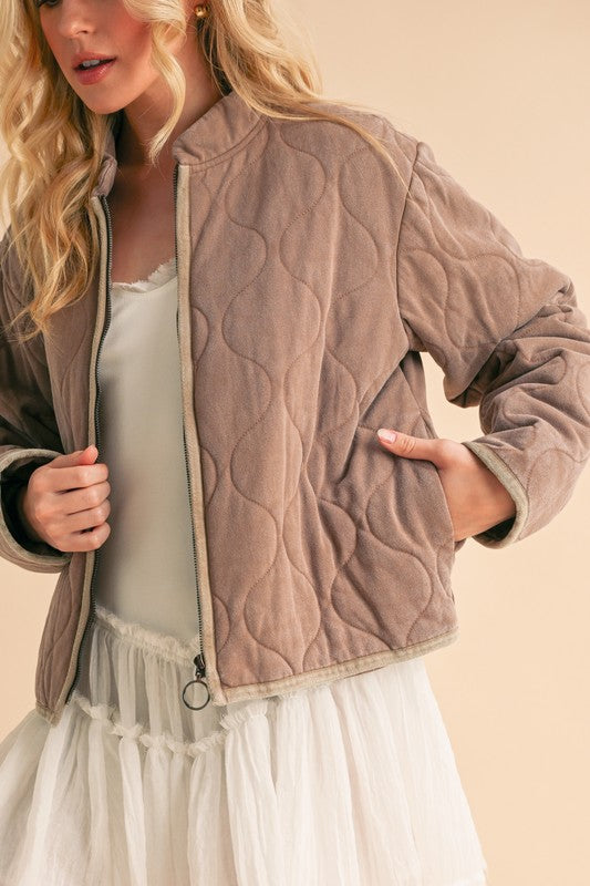 Kendl Quilted Jacket – Vintage Vibes, Everyday Comfort ✨