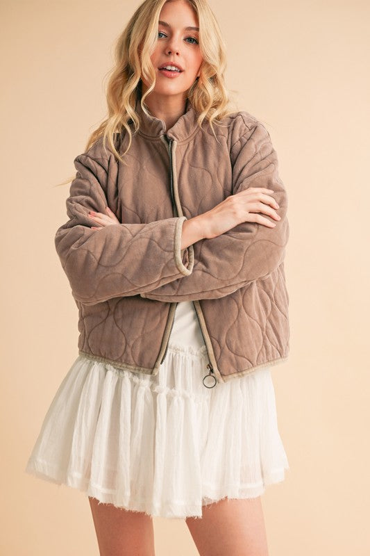 Kendl Quilted Jacket – Vintage Vibes, Everyday Comfort ✨