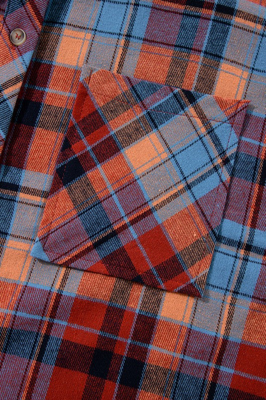 Plaid Drop Sleeve Shirt β Relaxed & Timeless ποΈ