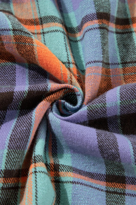Plaid Drop Sleeve Shirt β Relaxed & Timeless ποΈ