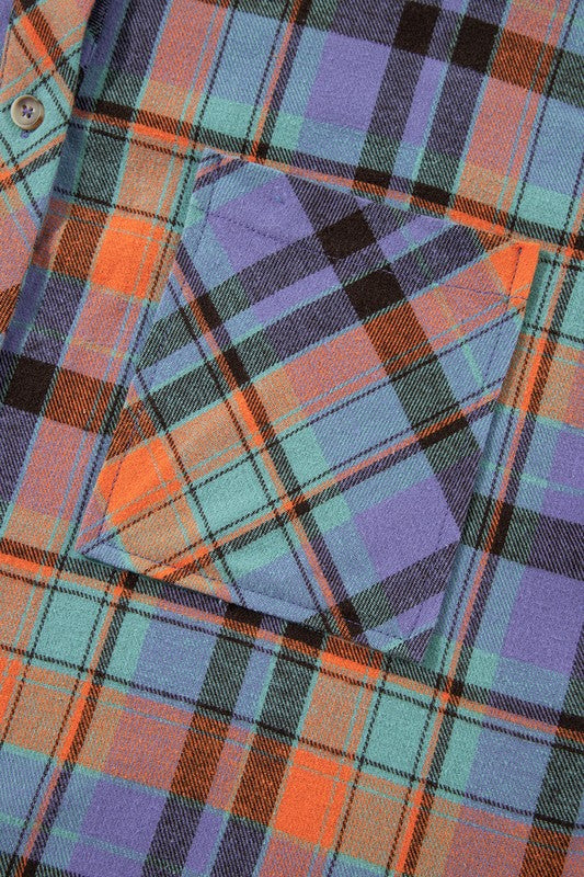 Plaid Drop Sleeve Shirt β Relaxed & Timeless ποΈ