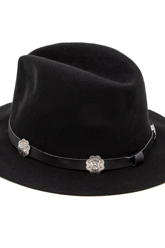 Western Fedora with Concho Band – Rugged Elegance 🤠