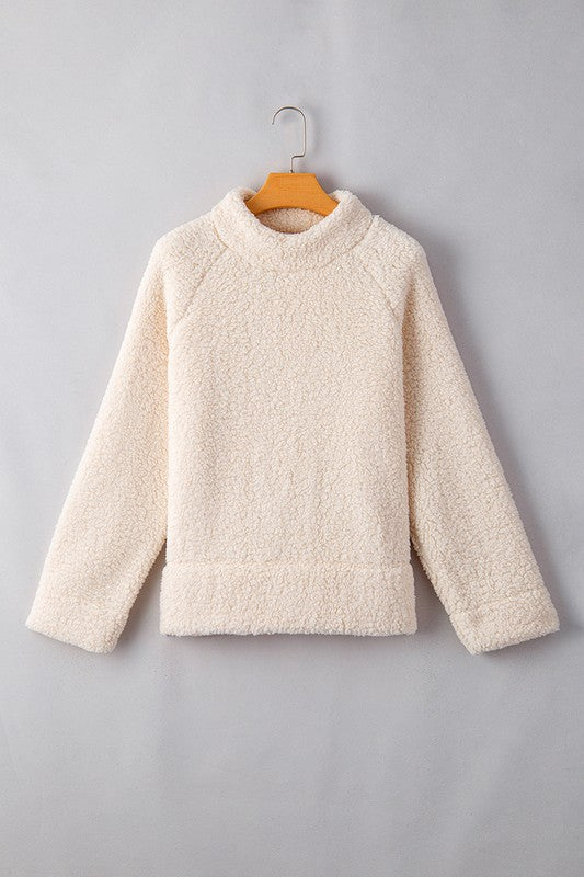 Fleece High Neck Pullover – Cozy & Effortless Comfort ❄️