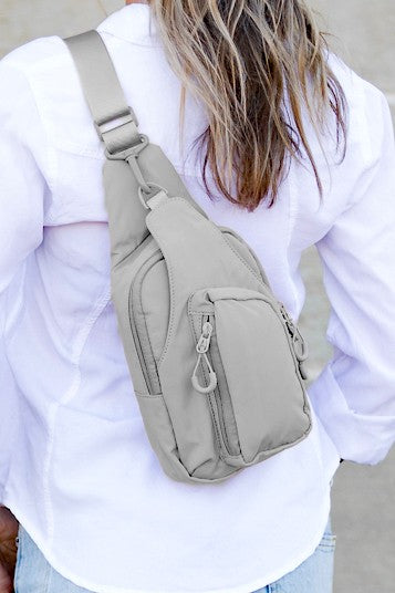 Pippa Reversible Nylon Sling Bag – Compact, Functional, and Ready for Adventure 🎒✨