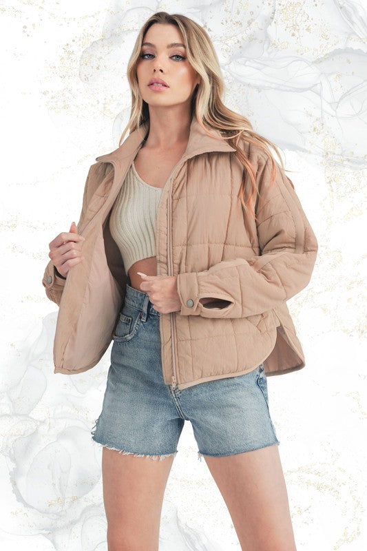 Cute Babe Puffer Jacket – Cozy, Boxy & Ready to Go ❄️✨
