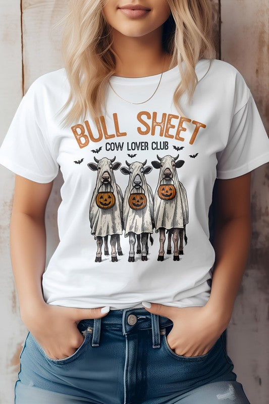 Vintage Bull Sheet Halloween Graphic Tee