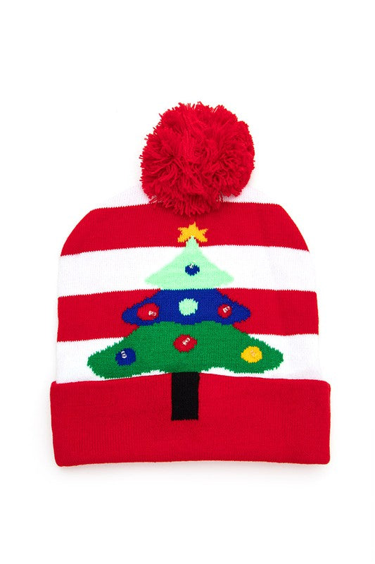 LED Christmas Light-Up Beanie Pack – Shine Bright This Season 🎅✨