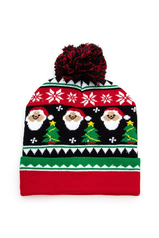 LED Christmas Light-Up Beanie Pack – Shine Bright This Season 🎅✨