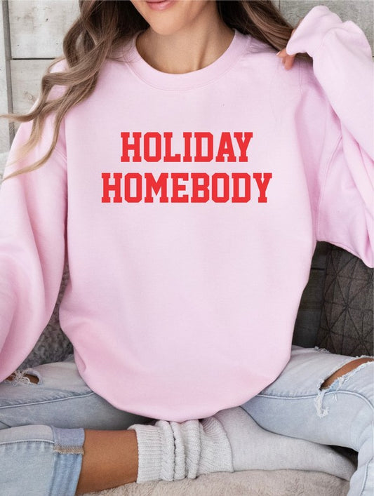 Holiday Homebody Cozy Crewneck Sweatshirt – Ultimate Comfort for the Holiday Season - Plus