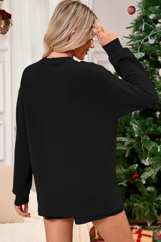 Corded MERRY Pajama Set – Festive Comfort, All Night Long 🎄
