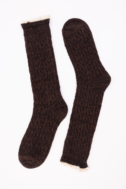 Autumn Vibes Ribbed Ruffle-Trim Socks – Cozy Comfort with a Stylish Twist 🍂🧦