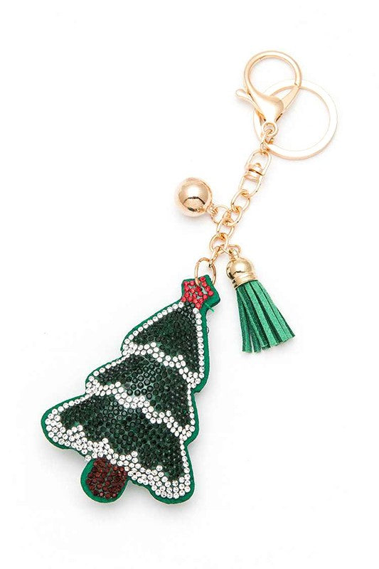 Crystal Christmas Tree Key Charm – Twinkle & Shine 🌟🎄