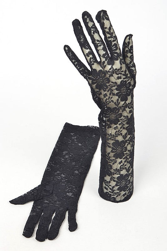 Floral Lace Gloves – Timeless Elegance for Festive Gatherings 🌸✨