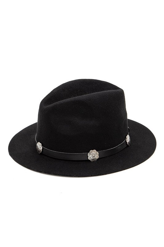 Western Fedora with Concho Band – Rugged Elegance 🤠